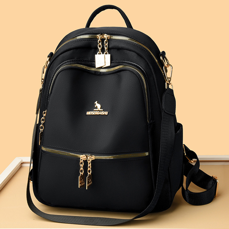 Waterproof Oxford Cloth Backpack for Women, New Commuter Travel Backpack, Simple Lightweight Large Capacity Student School Bag ddmymoon