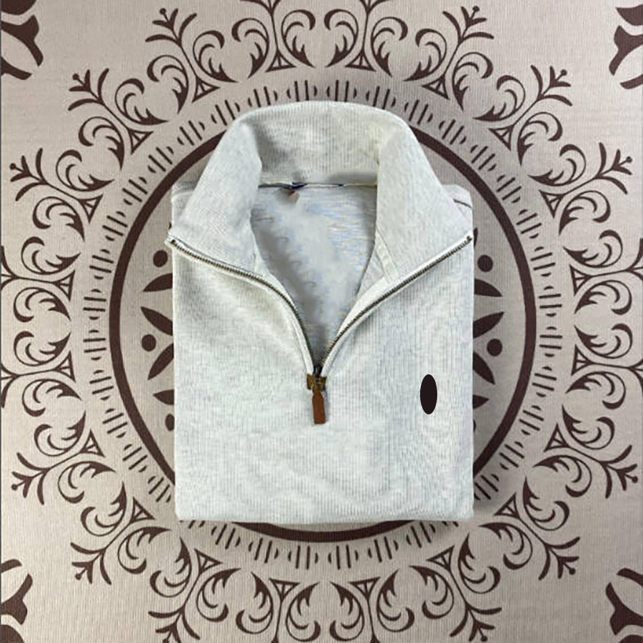 Men's polo Designer Hoodies Men's half-zip luxurious casual Horse embroidery sweater Autumn Women's sweatshirt Zipper-closed cardigan zipper coat