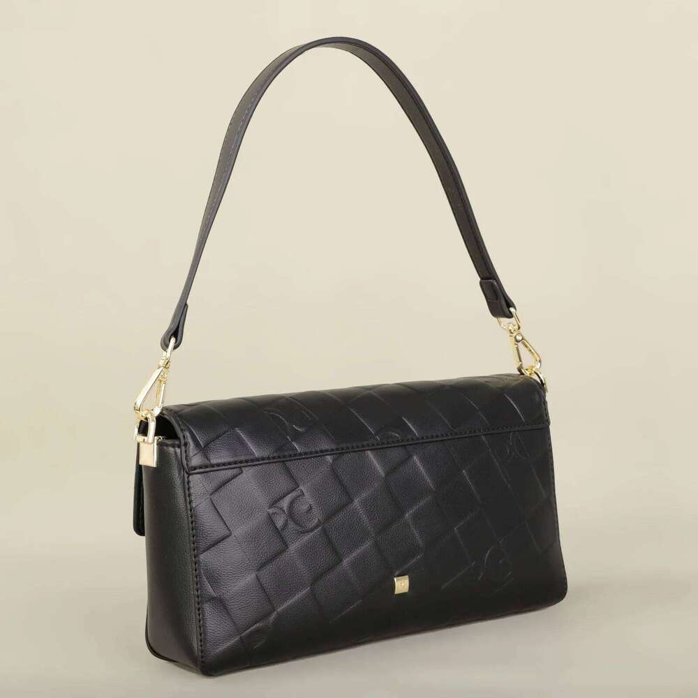 2025 PG Designer Handbag Classic Square Grid Brand Letter Emed Women's Shoulder Bag