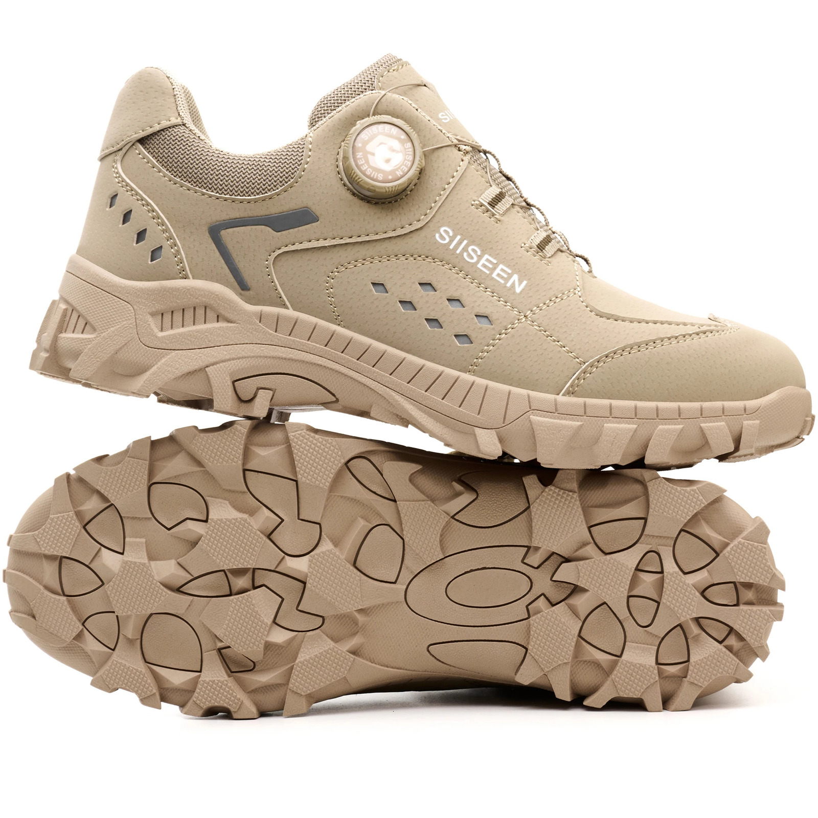 Mens Steel Head Safety Shoes Puncture And Smash Resistant Lightweight Sole Breathable Upper for Outdoor Workshop Work Shoes 250805