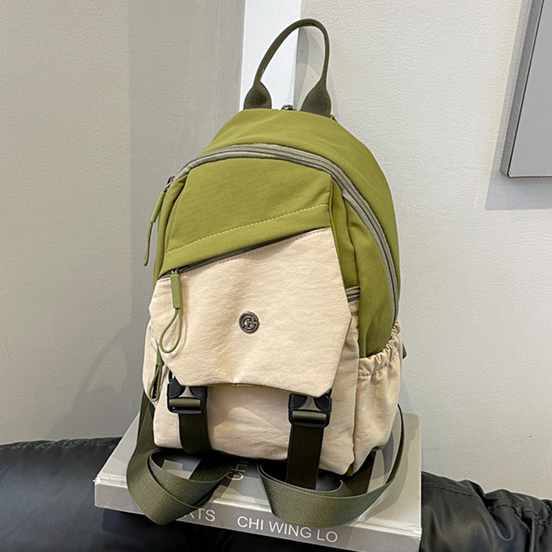 Nylon Fabric New Lightweight Multi-Functional Small Backpack for Outings Ins Outdoor Casual Crossbody Chest Bag ddmymoon