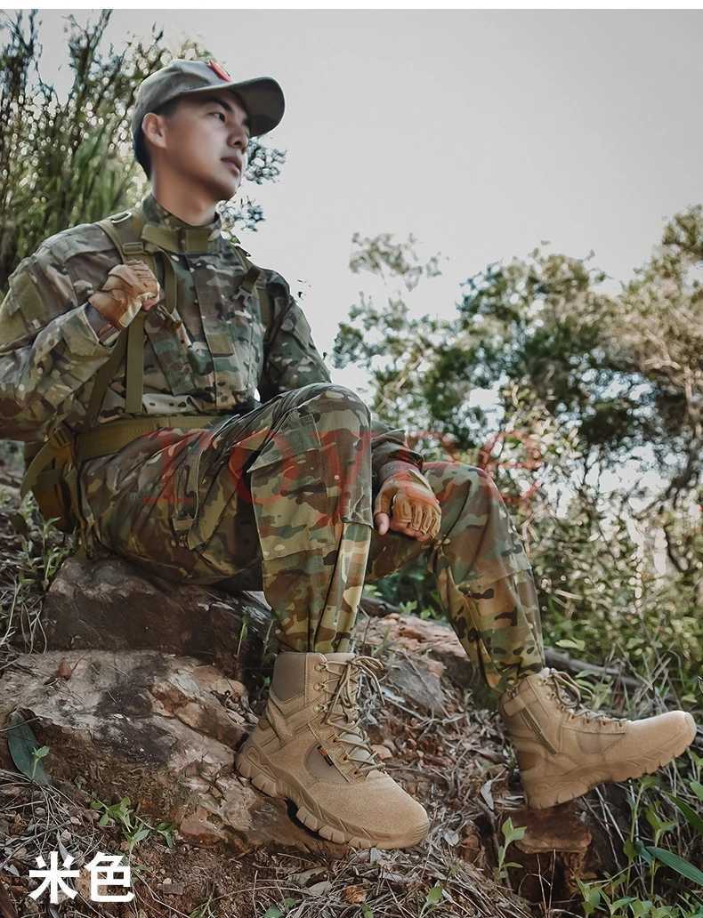 New Arrival wholesale price men outfits with combat boots high top shoes Design Shoes sneakers high Quality combat boots W250811