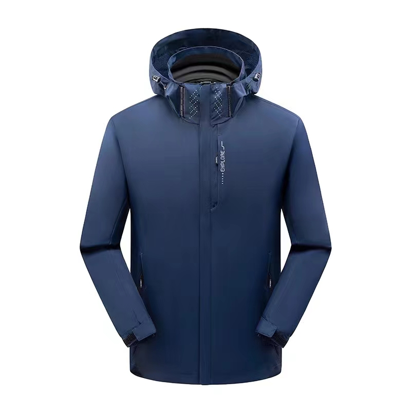 Windproof Mens Autumn/Winter Coat - Durable & Ventilated