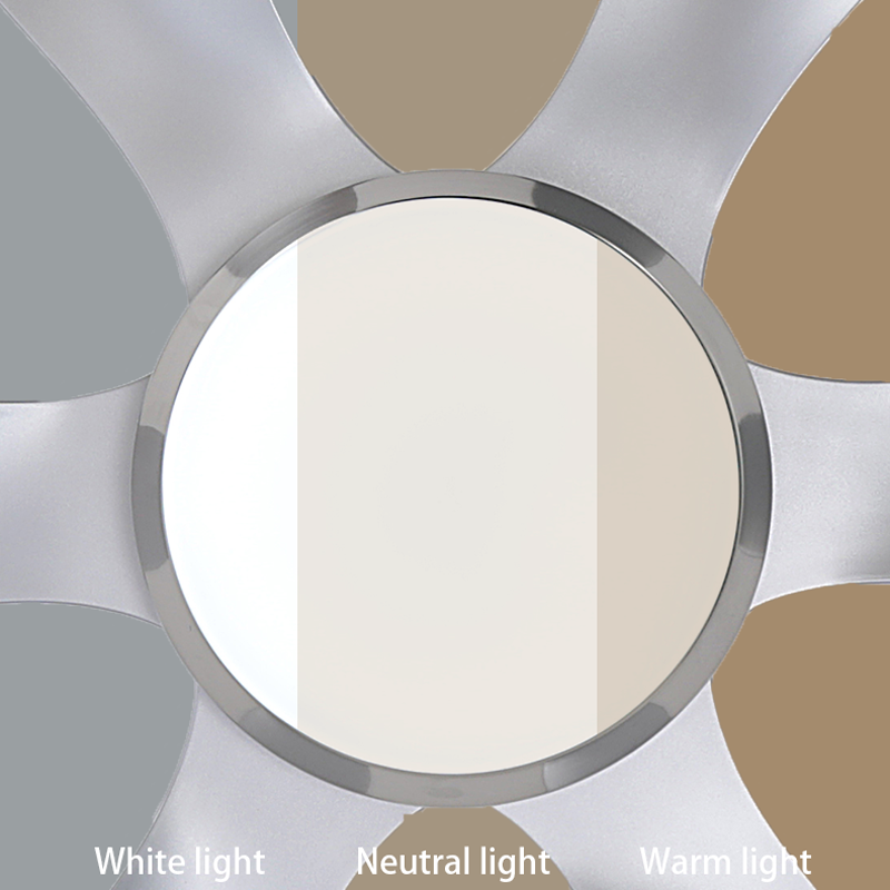 54 inches Gentle Breeze Ultra-Quiet Ceiling Fan Light Combination for Spacious Rooms-CF015T