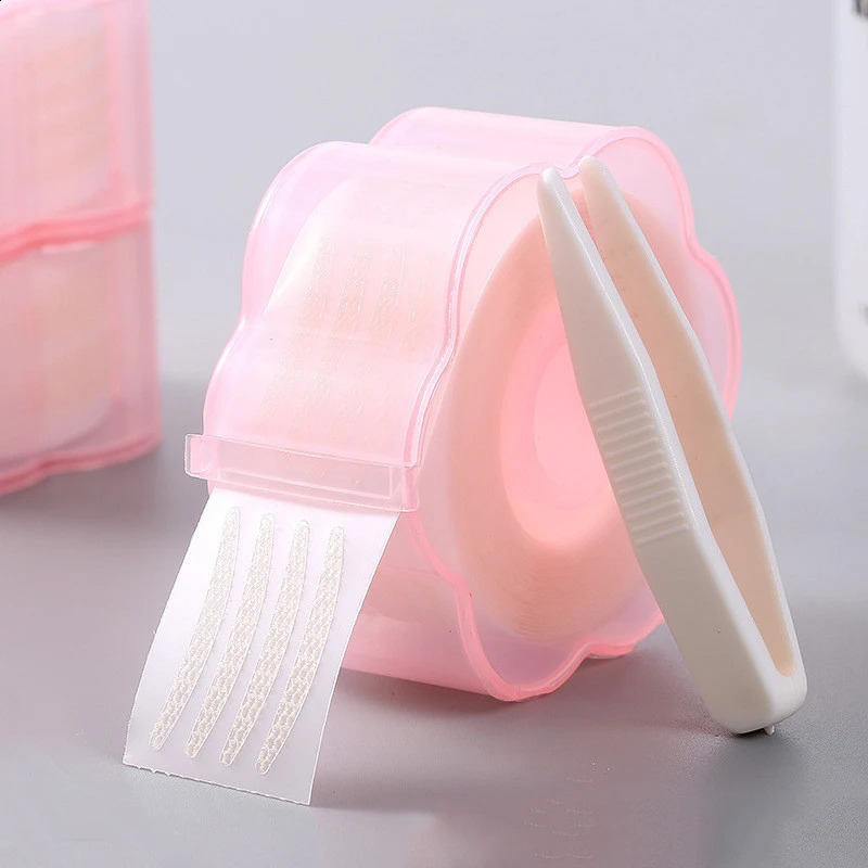 Lace Double Eyelid Tape Invisible Natural Water-adhesive Double Eyelid Stickers For Hooded Droopy Uneven Small Eyes Makeup Tools 250807