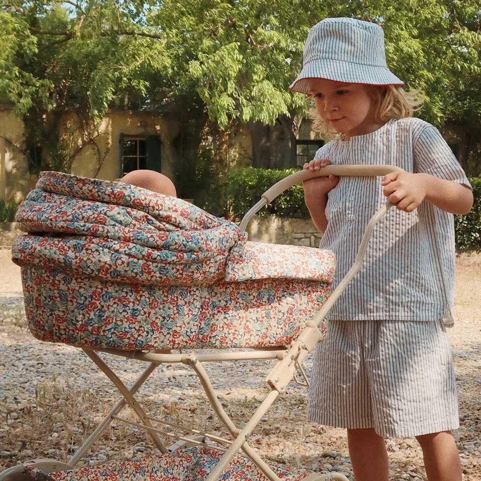 2025 Summer KS Baby Boys Printed T-Shirts Shorts Sets Kids Cotton Clothes Newborn Sailboat Jumpsuit Homewear Suits 1-6Y Z250811