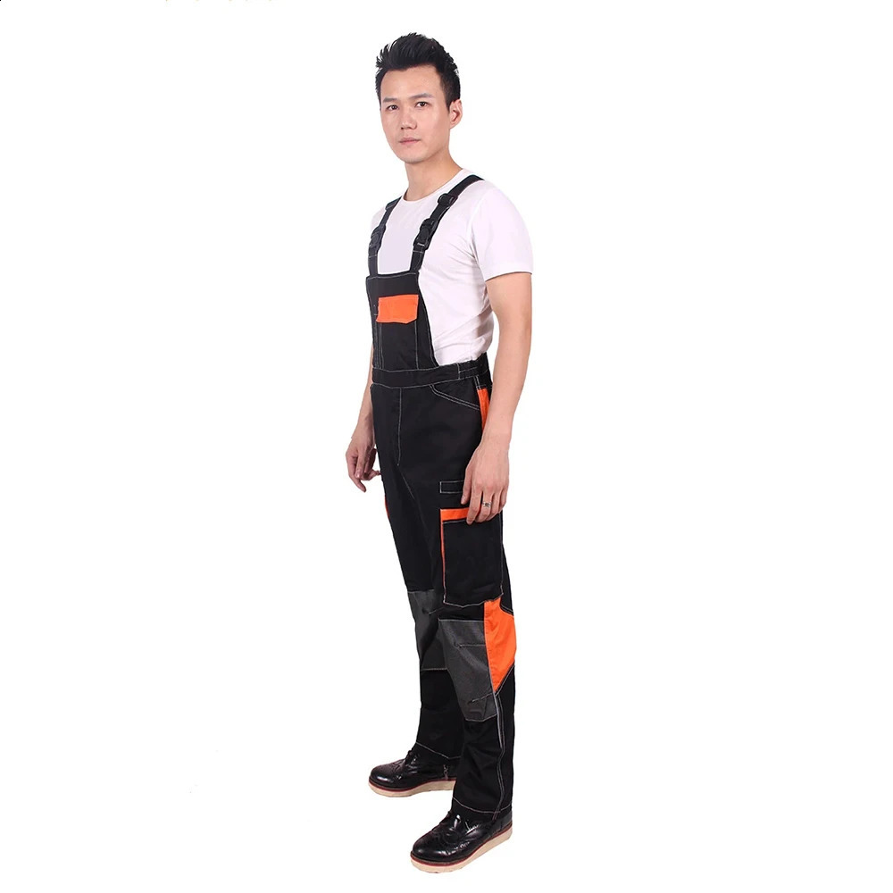 Bib Overall Worker Clothing Sleeveless Pants Protective Overalls Strap Jumpsuits Automotive Uniform 250729