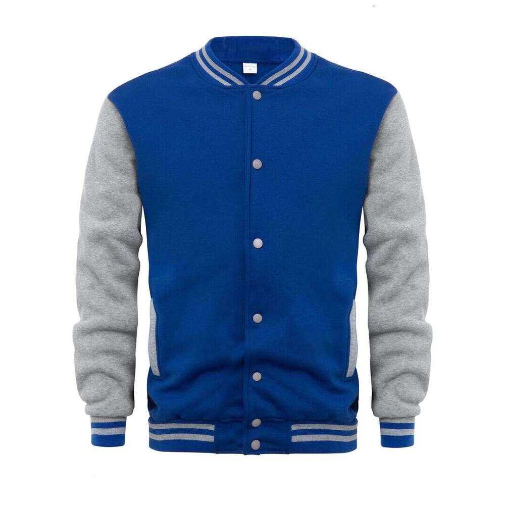 Sweatshirt Plus Veet Cardigan Button Zipper Baseball Casual Men's Jacket