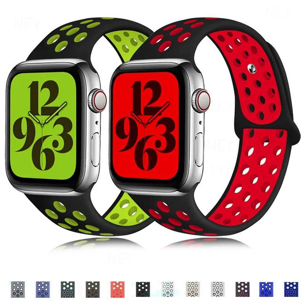 Sport Strap For Apple Watch Band Ultra 49mm 44mm 45mm 38/40mm/41mm Silicone Pride Bracelet Correa Iwatch Series 8 7 6 4 5 3 9 Se W250811