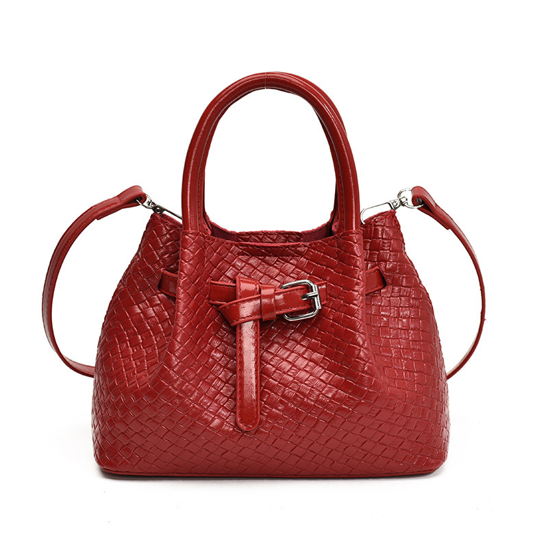 2025 Autumn New Woven Pattern Niche bag Handbag Women s Shoulder Bag New Fashionable Women s Crossbody women s Bag Simple Retro Autumn New Designer Ba