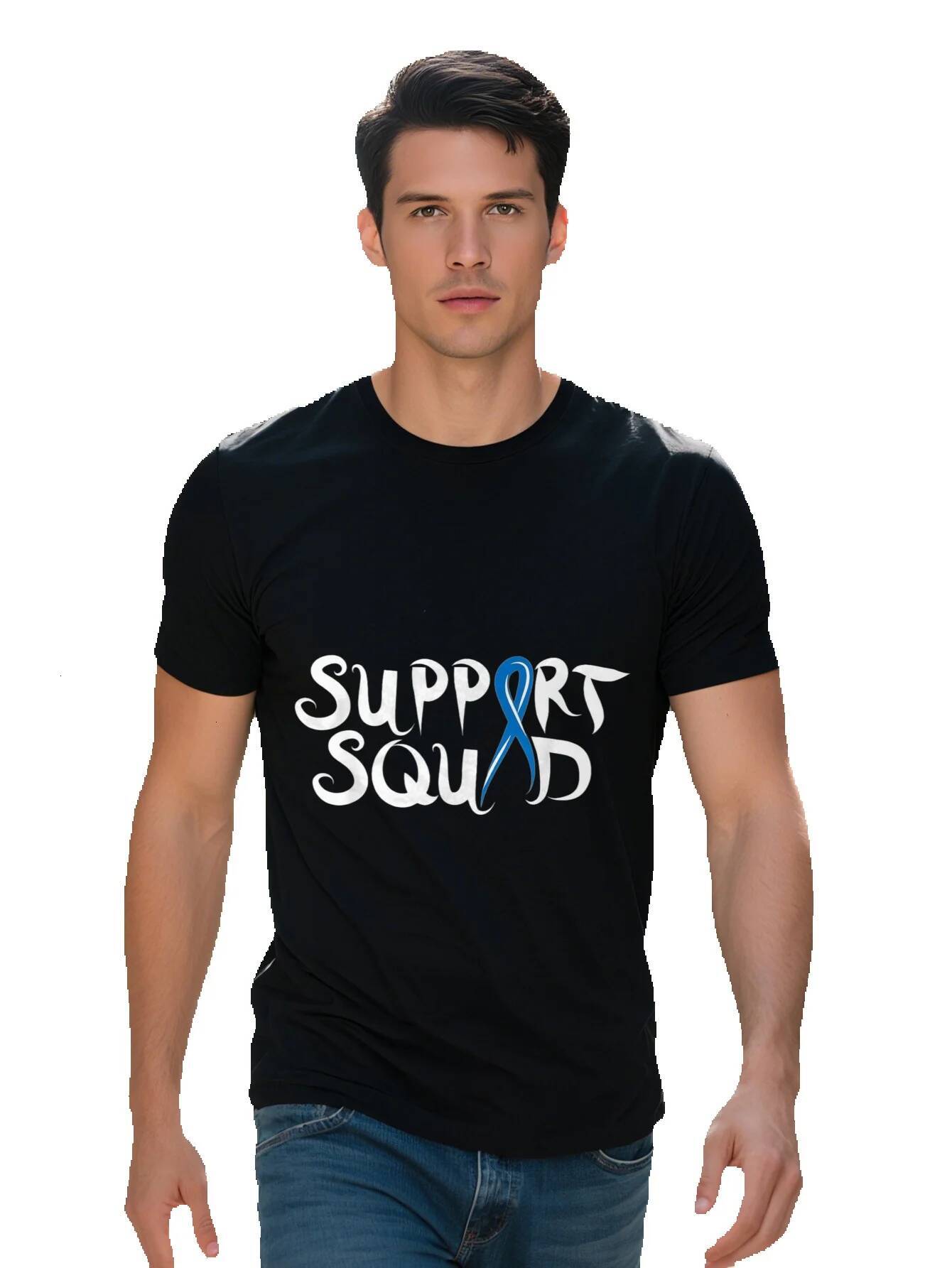 Colon Cancer Support Squad T Shirt Cotton G 0ae6b b9c1f