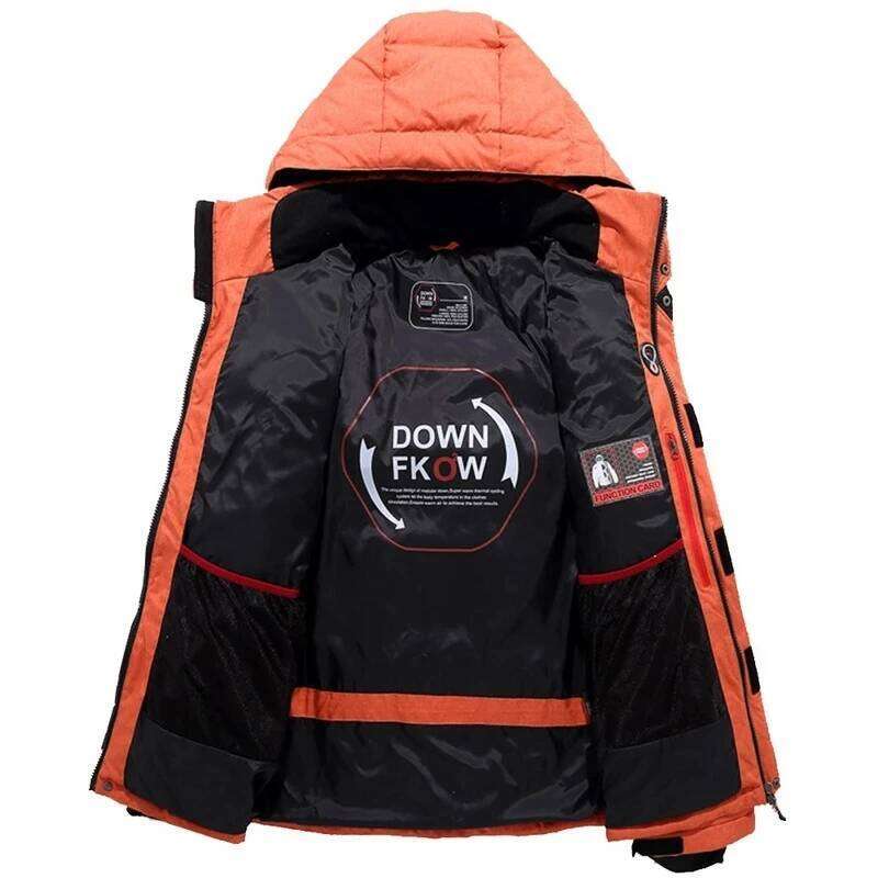 2023 High Quality 90% White Duck Men Coat Snow Parkas Male Warm Brand Clothing Winter Down Jacket Outerwear