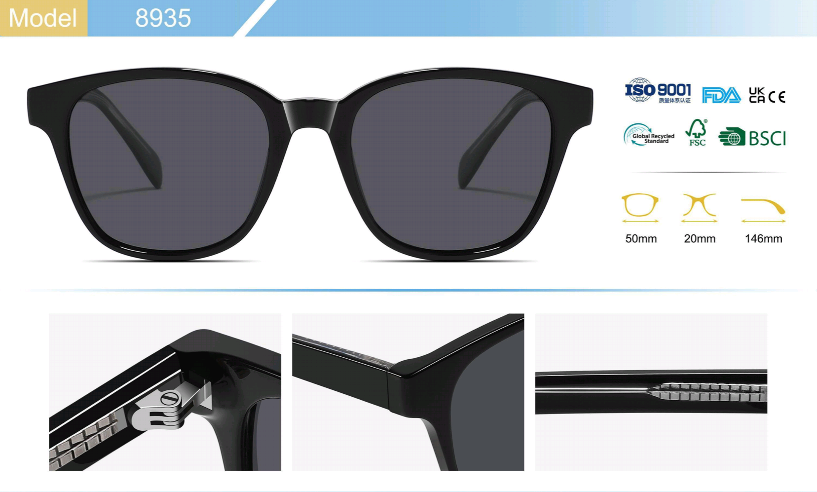Sporty wrap-around sunglasses durable polycarbonate frames men Vintage women's polarized lenses anti-fog UV400 protection cycling fishing pj2
