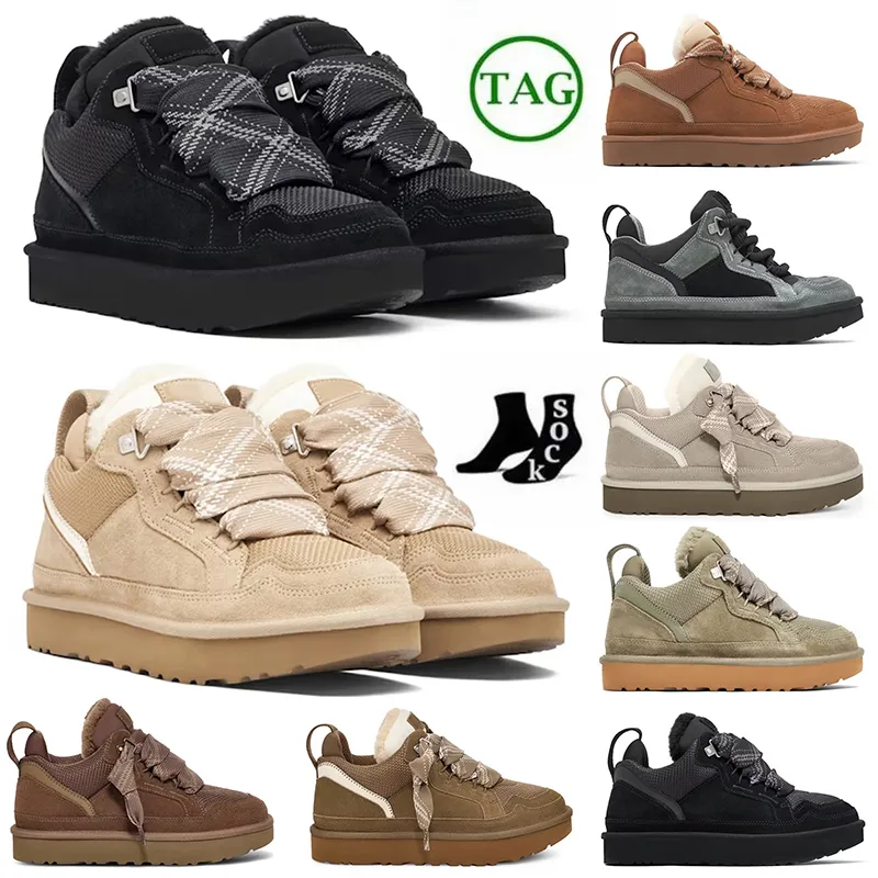 2025 stasmans Designer Casual Shoes shoe lowmel Womens Tazz Tasman sneaker Fur Trainer Classic Platform Chesut siery lace-up Suede Wool Winter trainers