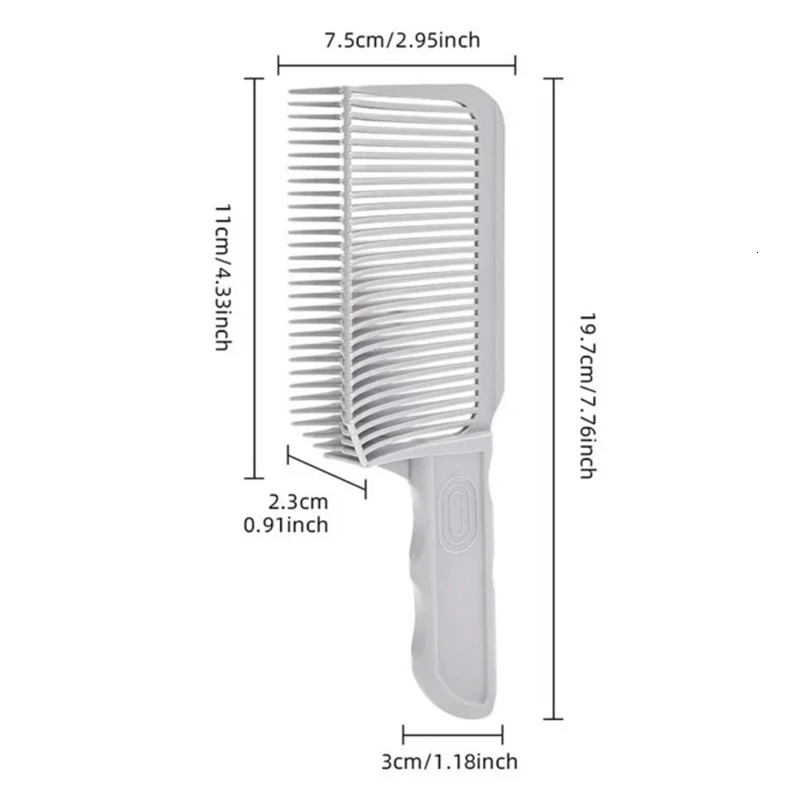 Barber Fade Combs Hair Cutting Tool for Gradient Hairstyle Comb Flat Top Men Heat Resistant Brush y250716