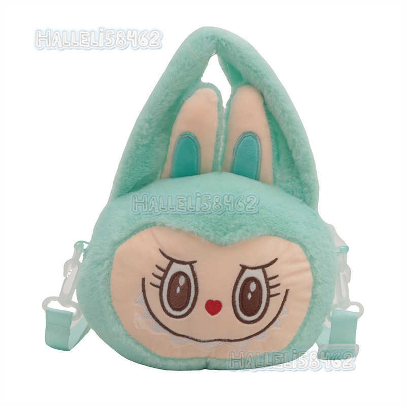 Cartoon Bubble Labubu Childrens Bag Claw Machine Plush Toy Cute Cartoon Handbag H250811