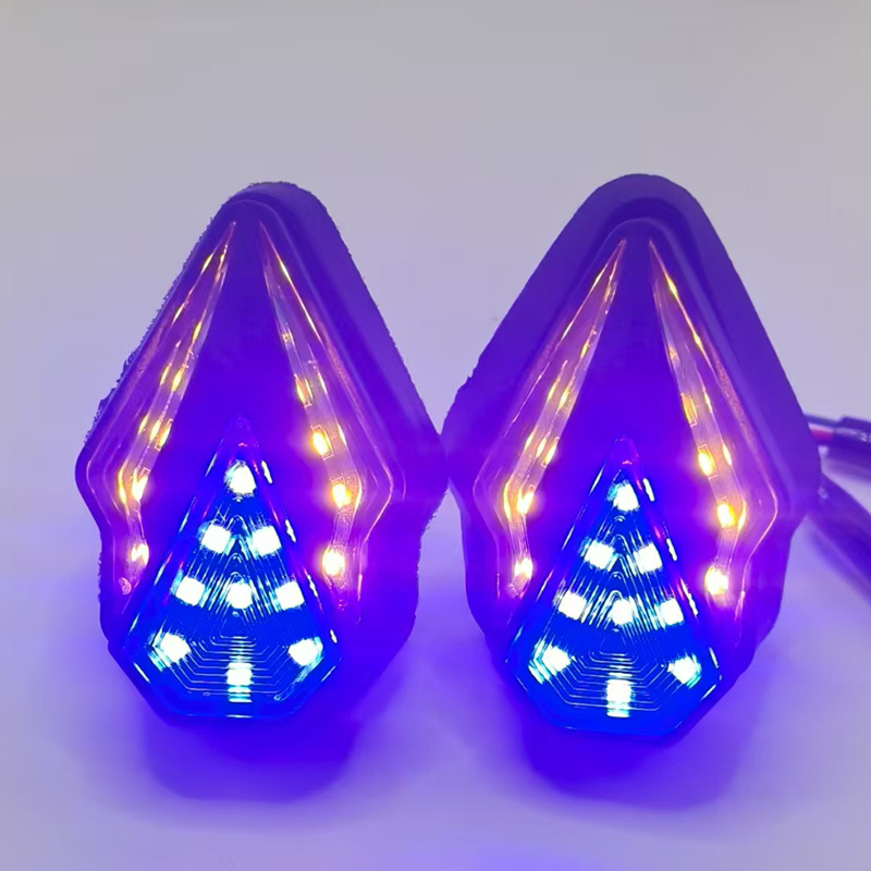 Flashing Red Firework Pattern LED Rear Brake Lights for Customized Vehicles turn signal