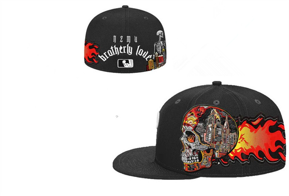 2025 New Fitted Designer Size Baseball Football Flat Casual Caps Letter Embroidery Cotton All Teams Sport World Patched Full Closed Hats Mix Order Siz