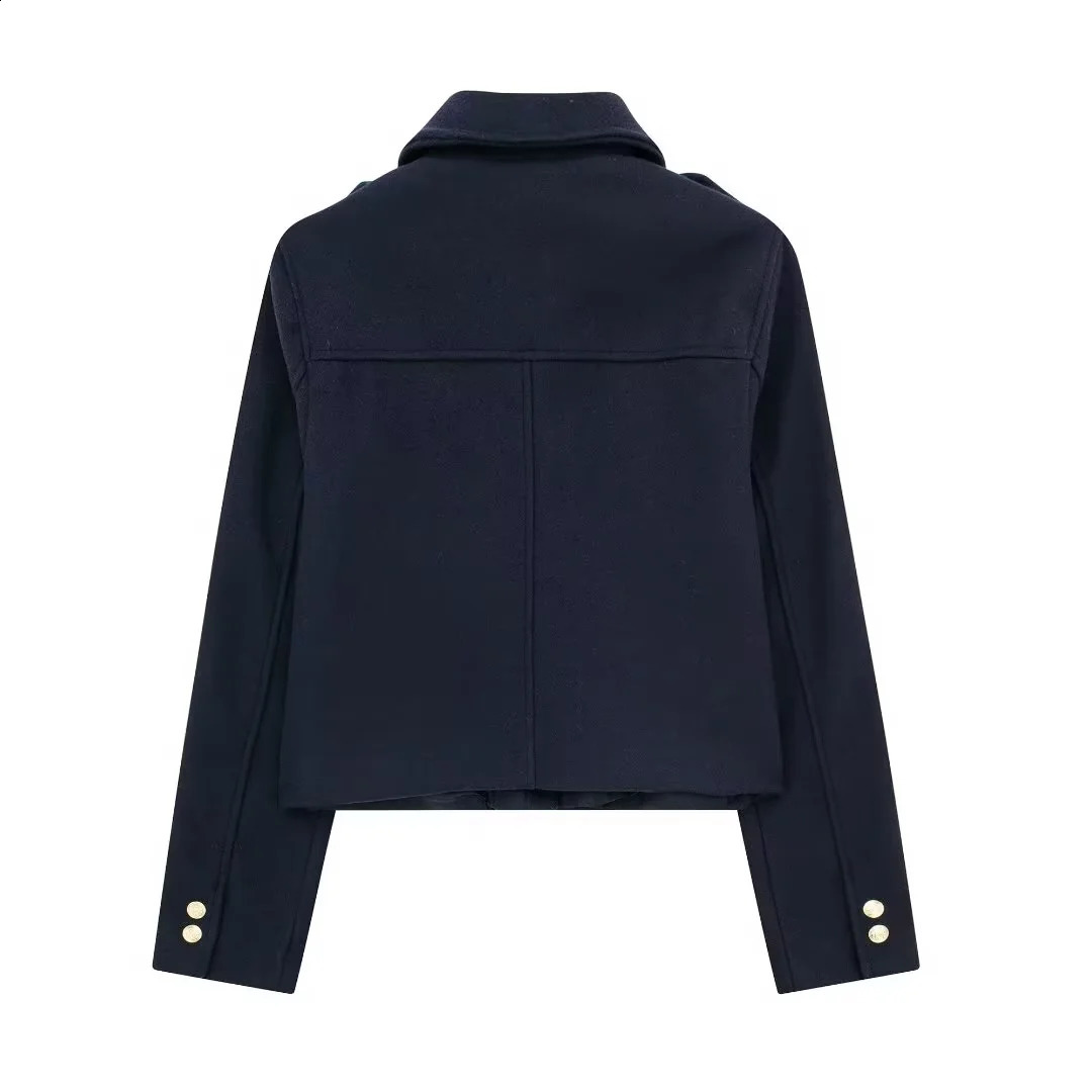 Autumn Casual And Fashionable Womens Clothing European And American Style Simple And Versatile Shoulder Patch Top Jacket 250804