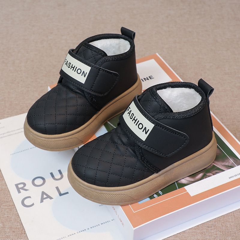 Winter Kids Snow Boots Plush Warm Baby Girl Shoes Cutefeet Toddler Boot Children Infant Boys Cotton Shoes Sizes 22 - 33