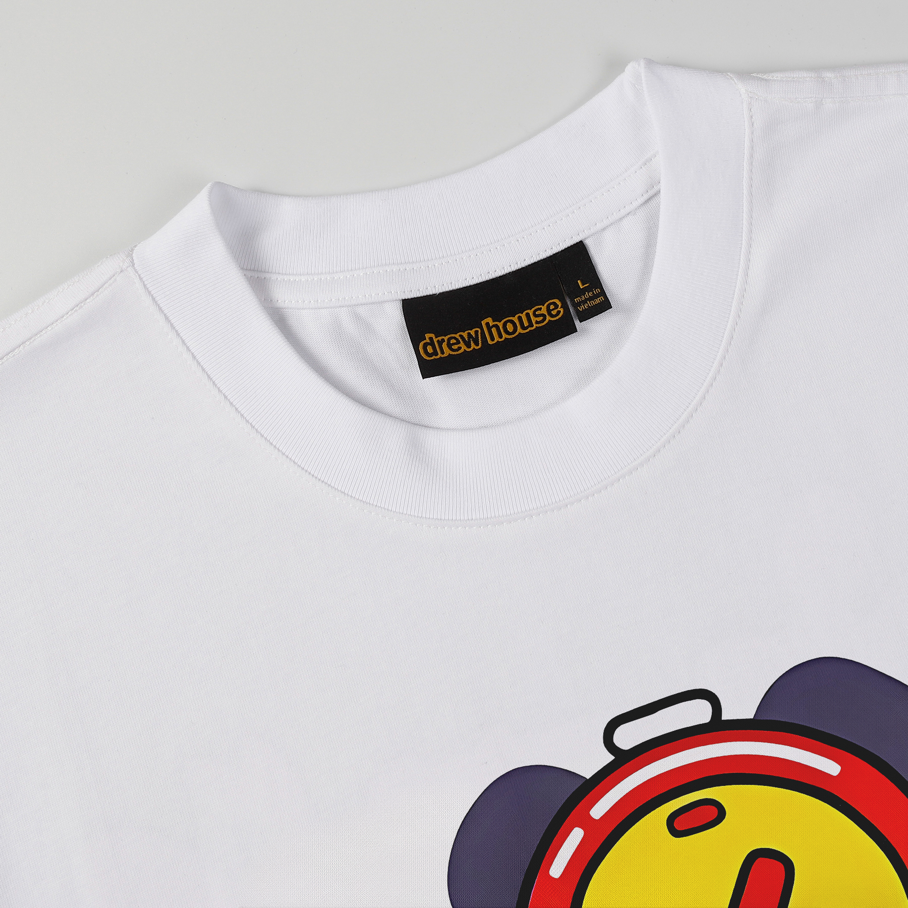 Drew House Designer luxury T shirt men's and women's T-Shirts Alarm clock print