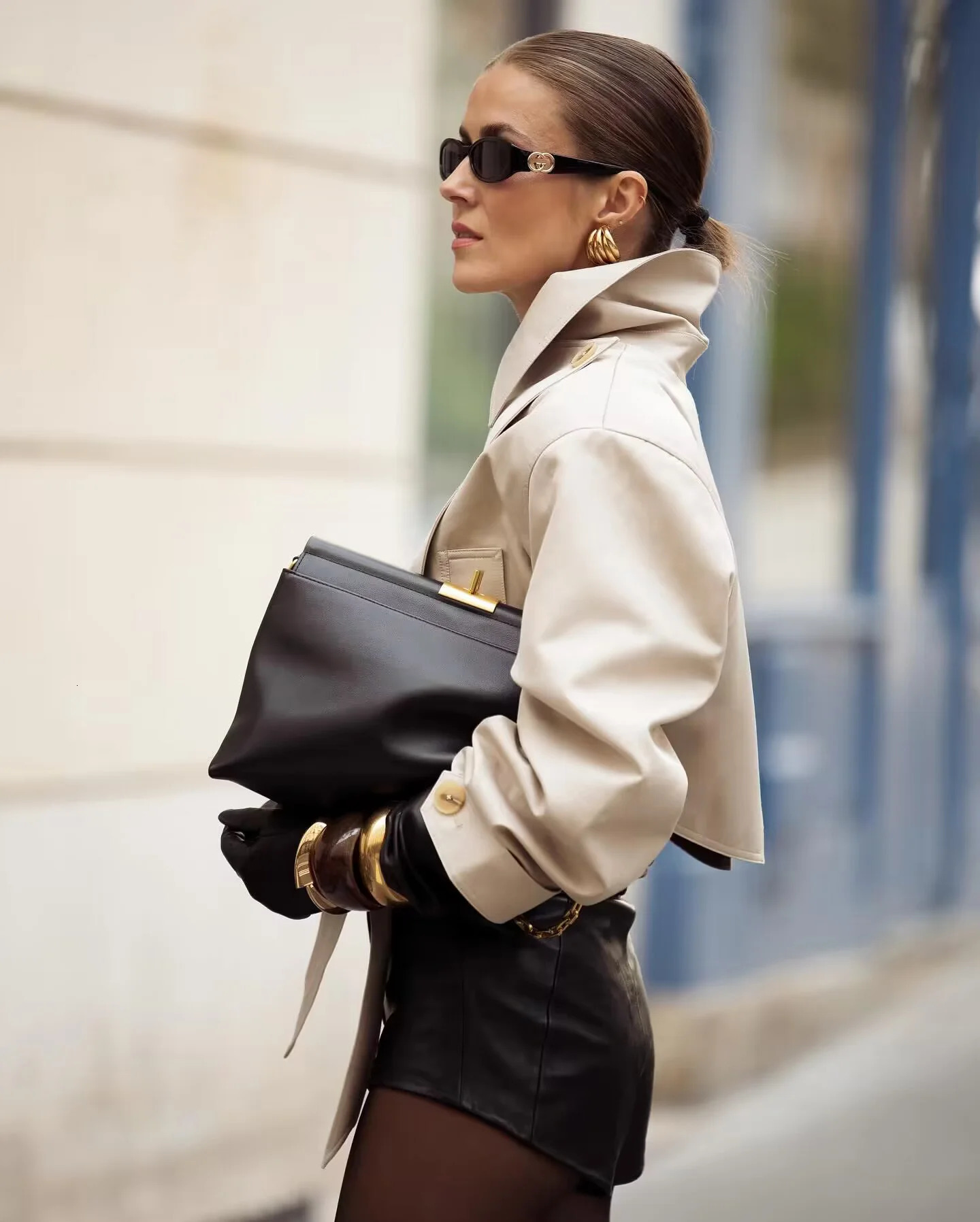 SLTNX Fashion Lace Up Women Trench Coat Female Chic Doublebreasted with Pockets Slim Windbreaker Outerwear Lady 250809