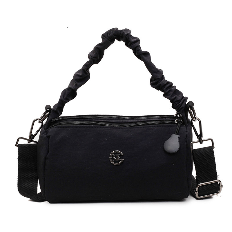 Simple Oxford Cloth Handbag Stylish New Crossbody Women's Versatile Daily Shoulder Solid Color Small Bag ddmymoon