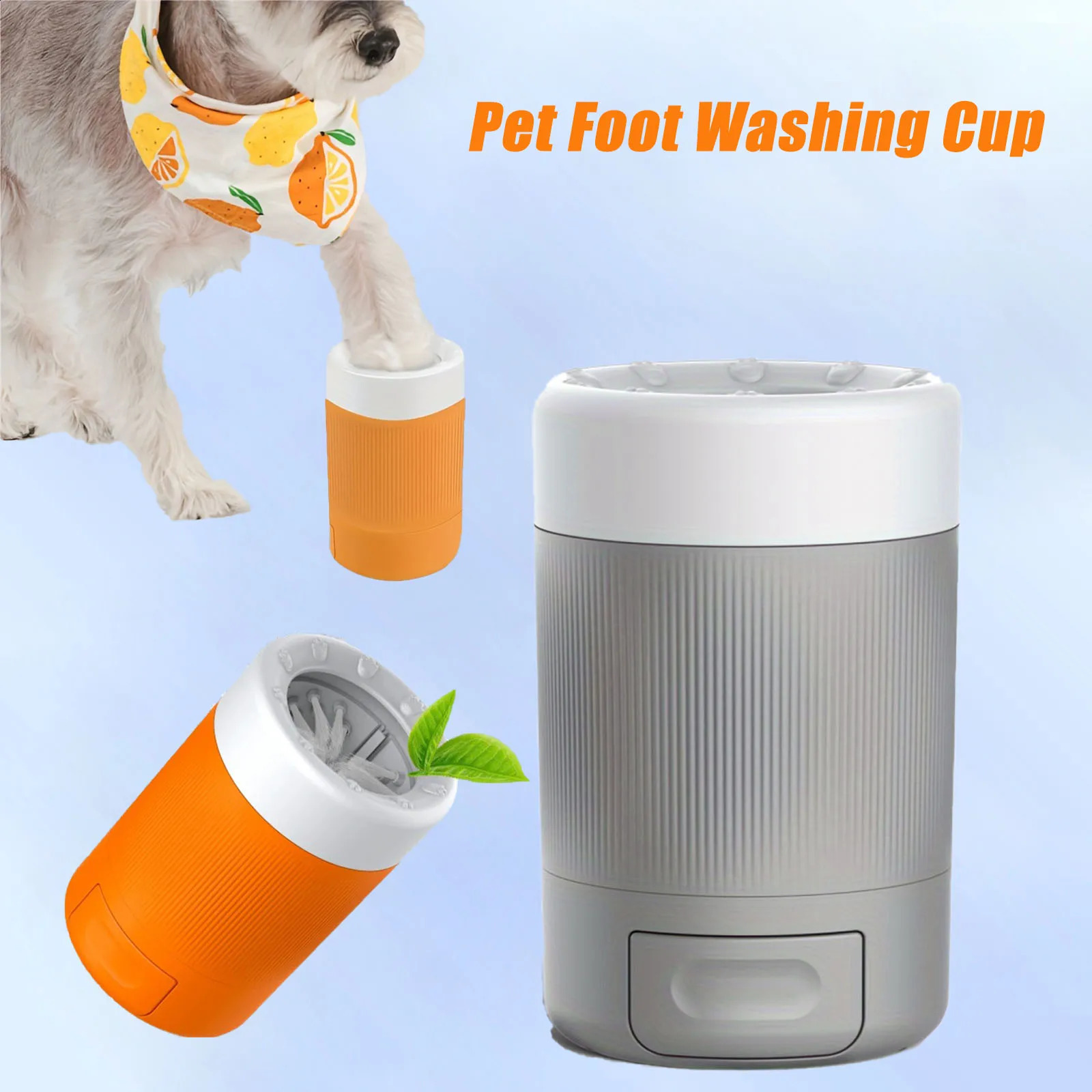 Dog Paw Cleaner Cup For Dog Out Cleaning Grooming Pet Foot Washing Cup For Small Medium DogsCats Pet Foot Cleaner Automatic 250805
