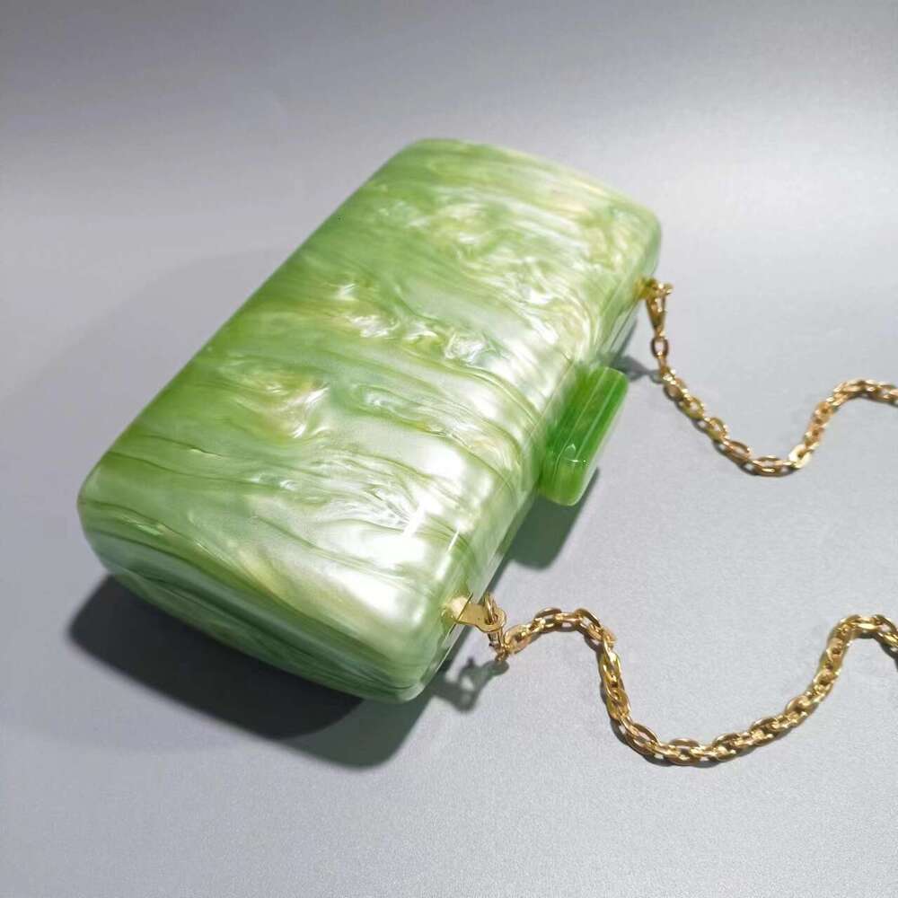 Wedding Banquet Small Single Shoulder Women's Crossbody New Fashion Summer Pearl Acrylic Colorful Press Bag