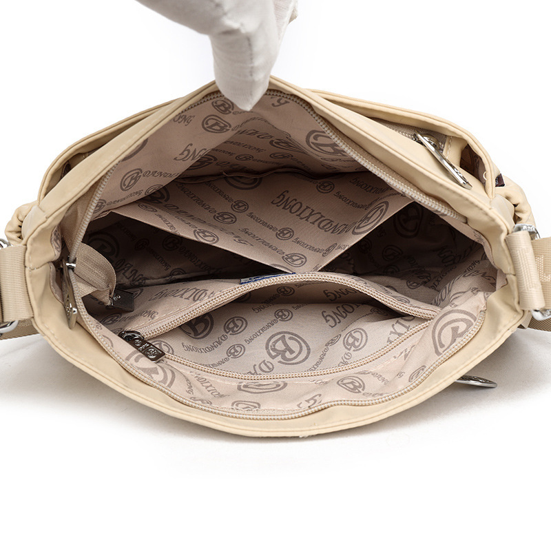 Waterproof Nylon Cloth Lightweight Casual Shoulder Women 2025 New Simple Multi-layer Large Capacity Crossbody Bag ddmymoon