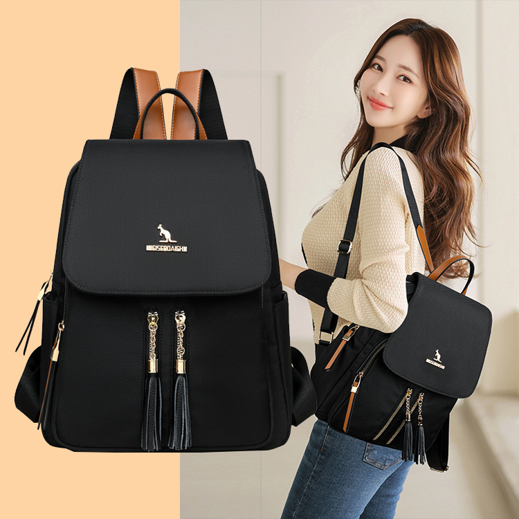 High Quality Oxford Cloth Women's New Trendy Large Capacity Travel Backpack Outing Commuting School Bag ddmymoon
