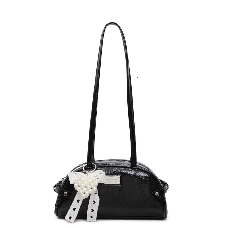 Single Shoulder Design Niche Versatile Large Capacity Fashion Underarm 2025 New Commuter Handbag Bowling Bag ddmymoon