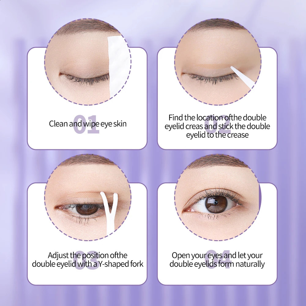 Wendy Lashes Double Eyelid Tape Sticker Self 600Pcs /1000Pcs Adhesive Eyelid Tape Stickers Makeup Clear Beige Invisible Tool 250807