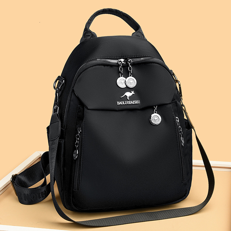 High-end for Women, New Lightweight Oxford Cloth Student School Bag, Commuting Large Capacity Travel Backpack ddmymoon
