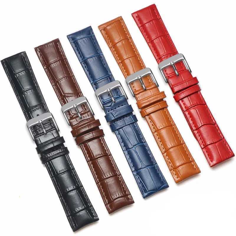 Universal Replacement Leather Watch Strap Leather Watchband for Men Women 12mm 14mm 16mm 18mm 20mm 22mm 24mm Watch Band W250811