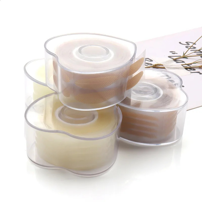 600pcs/Box Double Eyelid Tape Invisible Sticker Fold Self Adhesive Lift Eyelid Glue Tape Clear Beige S/L Makeup Tool Accessories 250807