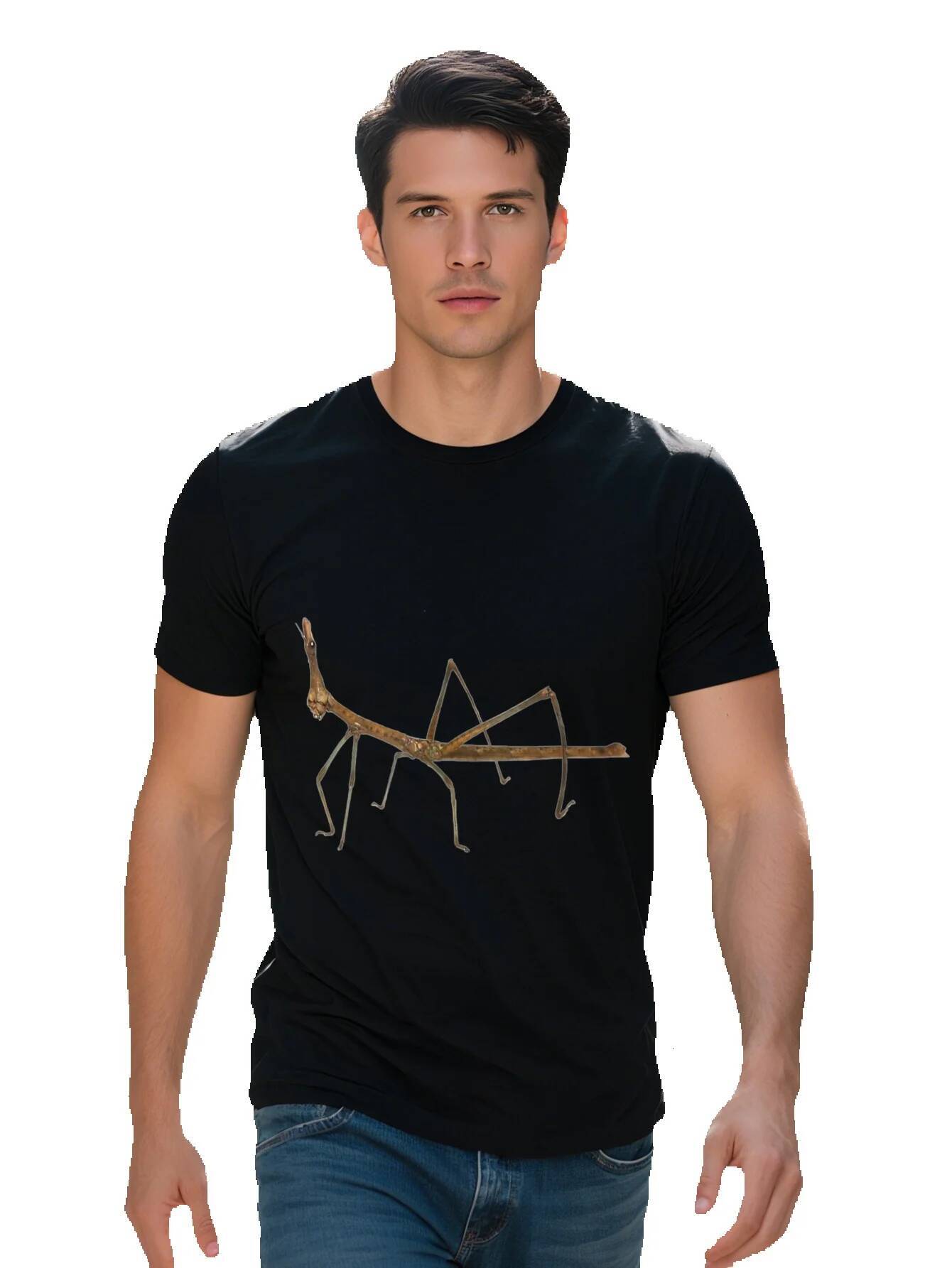 Men's T-shirt g Cotton Stick Bug Insect Funny Entomology Tee T Shirt 12556