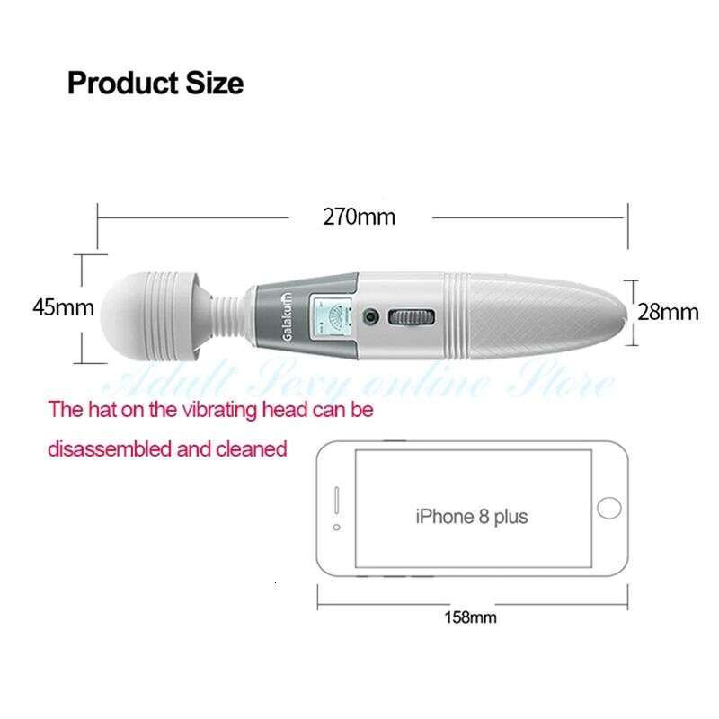 Magic Wand Huge Vibrator USB Charge Big AV Stick Female G Spot Massager Clitoris Stimulator Adult Sex Toys