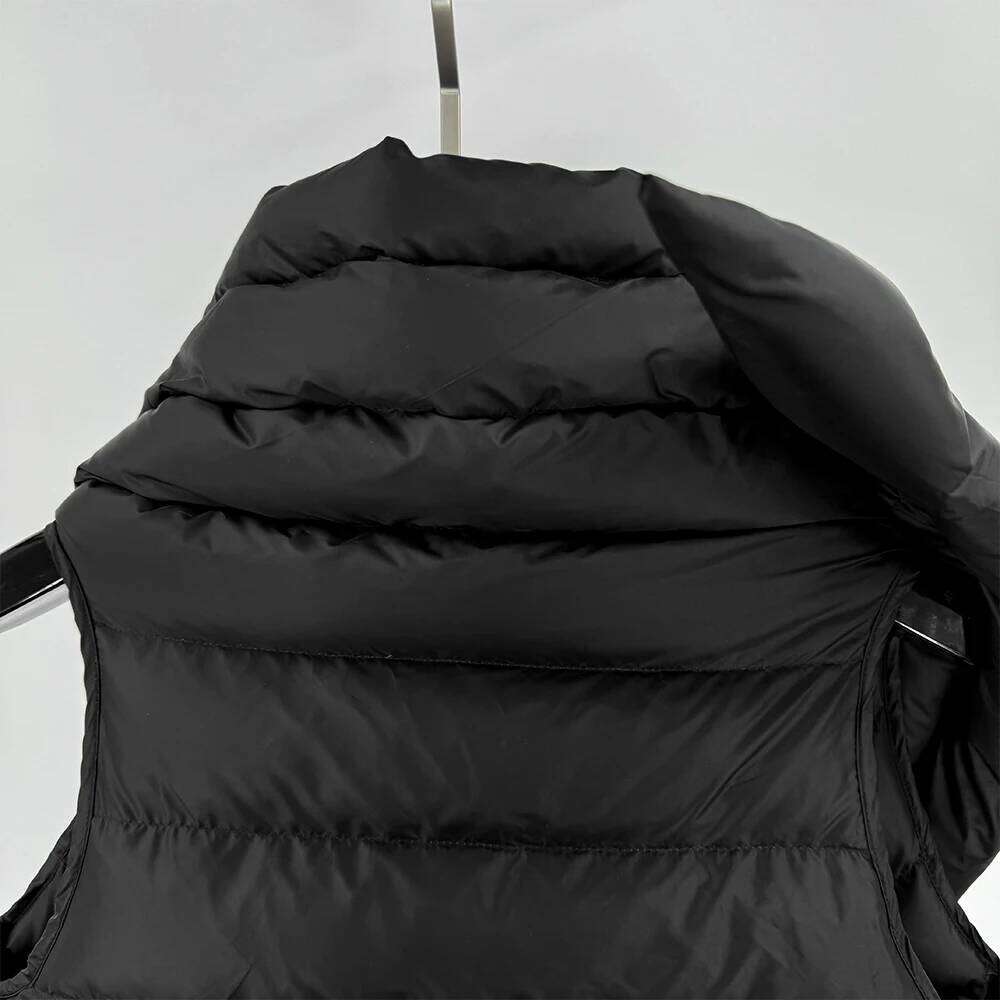 Owen Seak Men Down Coats Gothic Women Vest High Street Clothing Trench Oversized Winter Dust Windbreaker Black Jackets