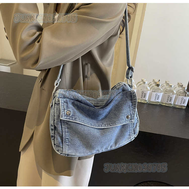 New Style Simple Crossbody Bag for Women 2024 Spring and Autumn Single Shoulder Bag Niche Tote Bag H250809