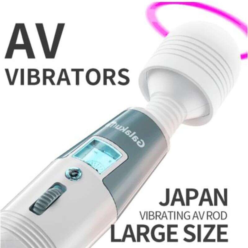 Magic Wand Huge Vibrator USB Charge Big AV Stick Female G Spot Massager Clitoris Stimulator Adult Sex Toys