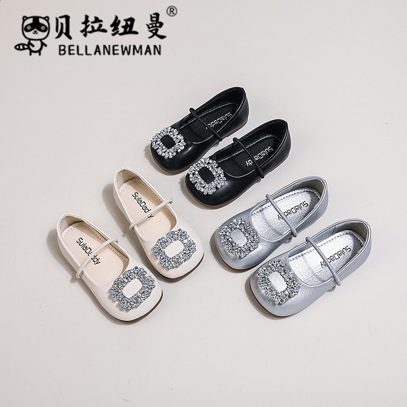 Kids Shoes Children Slip On Shoes Baby Girls Leather Shoes Toddler Black Flats Boys Fashion Oxford Soft Platform Mary Jane 241016
