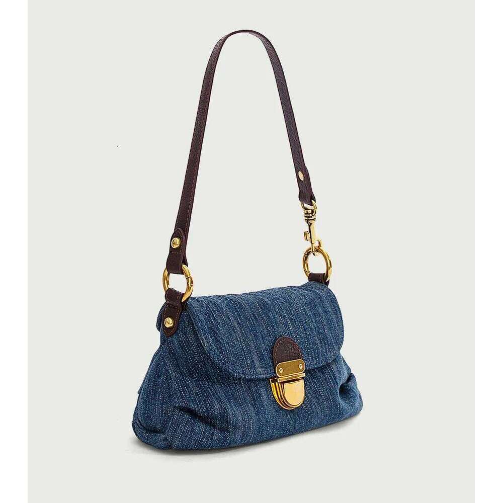 Fashion Denim Women Shoulder Bags small Lady Axillary bags ladies Handbags blue Cowboy Female totes wallet bolsas