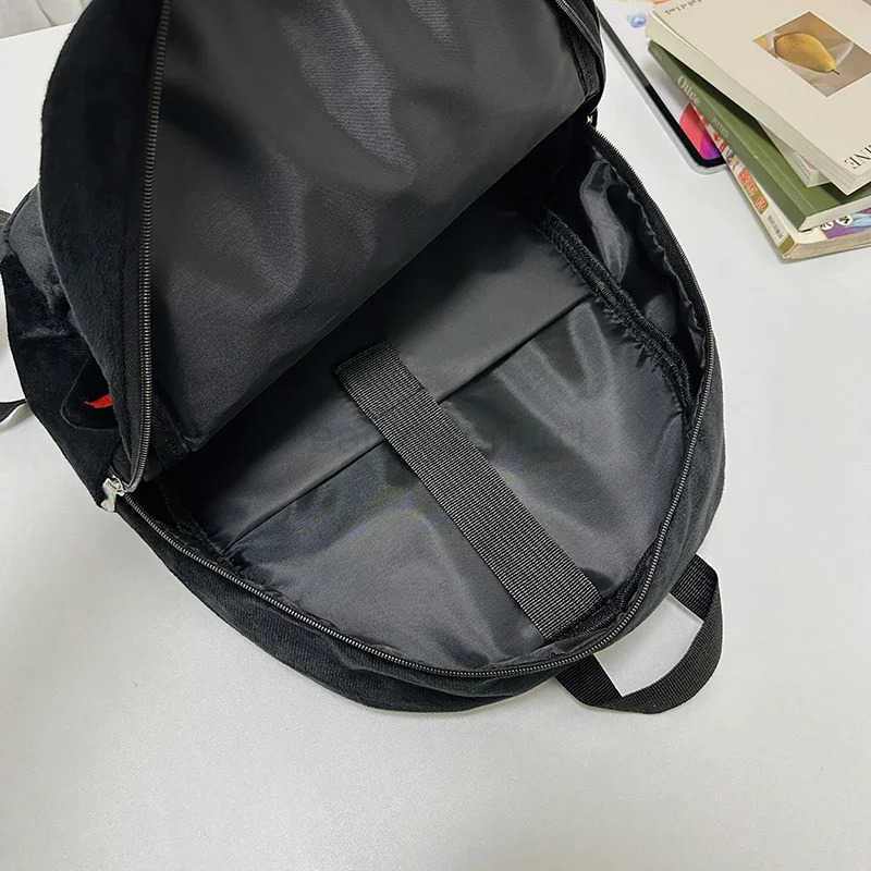 Backpack Cartoon Hedgehog Plush Schoolbag Handbag Student Schoolbag Girl Cool Large Capacity Female Bag Gift T250811