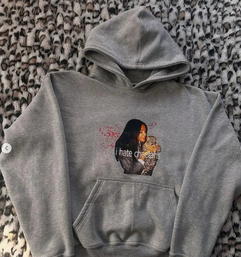 American retro hoodie personalized printed letter pattern pullover sweatshirt Y2K trendy hoodie sweatshirt high street ins 250804