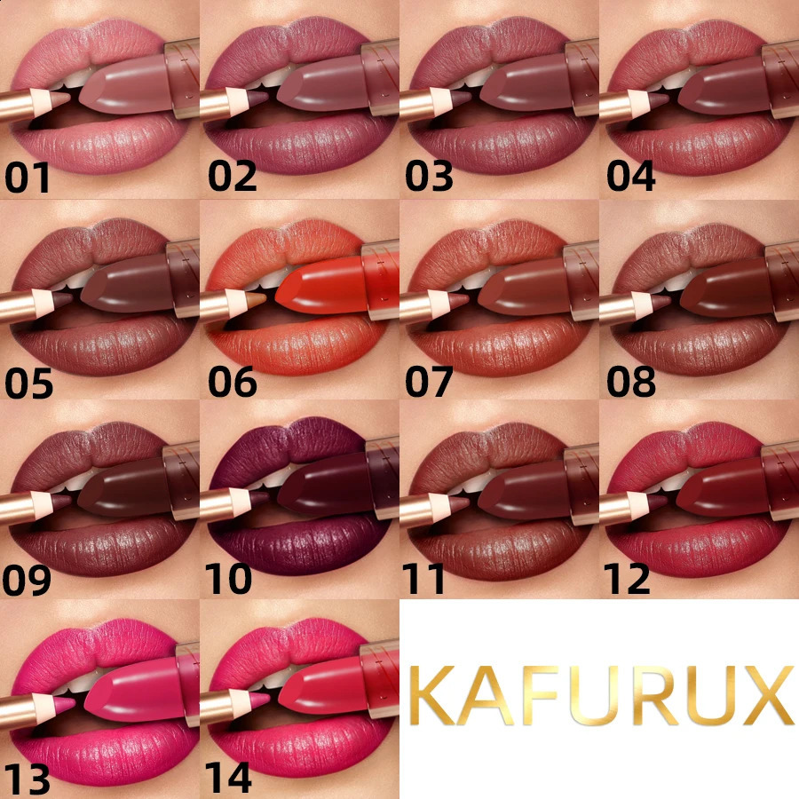 14-color matte lipsticknon-long-lasting velvet finishsmooth matte lip makeup lip tint cosmetic for women gift lipgloss 250809