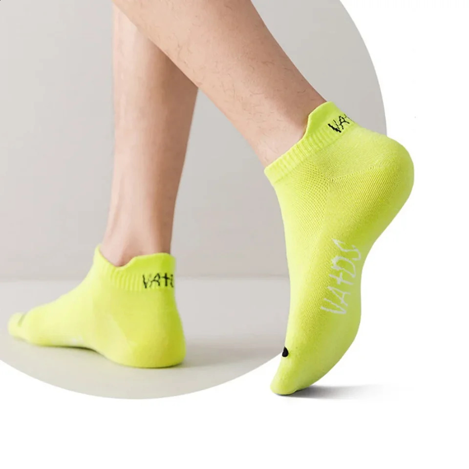 5 Pairs Summer Cotton Mens Socks Short Thin Casual Mesh Breathable Boat Fashion Comfortable Street Style Sockke Gift 250805