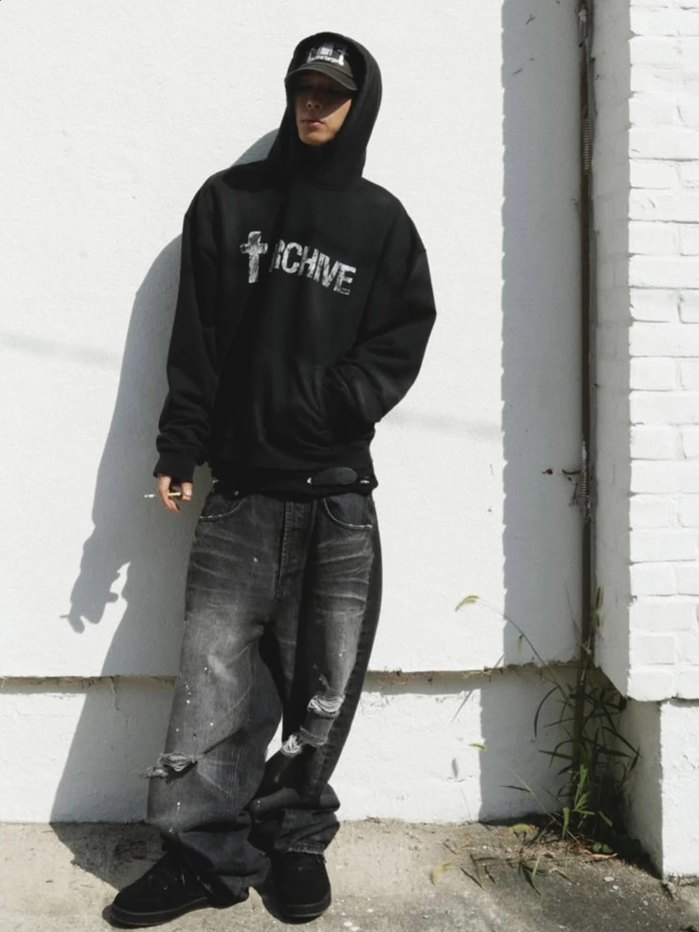 Yao Fashion Streetwear Loose Oversize Vintage Retro High Quality 1 Hooded Pullover HipHop Y2k Hoodies For Men 250808