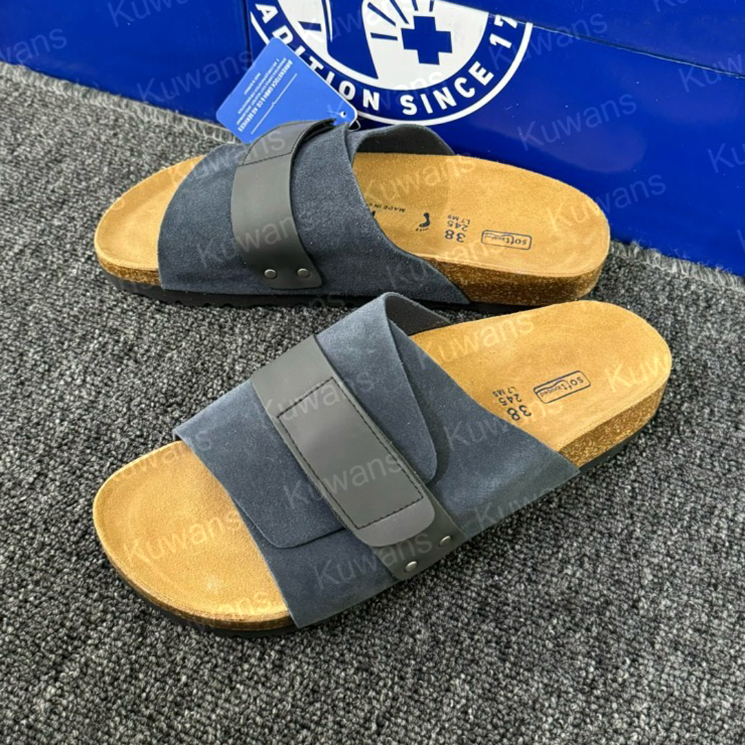 slippers Suede Sandals Clog Slipper Flat High Quality Fashion Summer Genuine Leather Slide Favourite Beach Casual Shoes Women Men Size 35-46 dh5831323