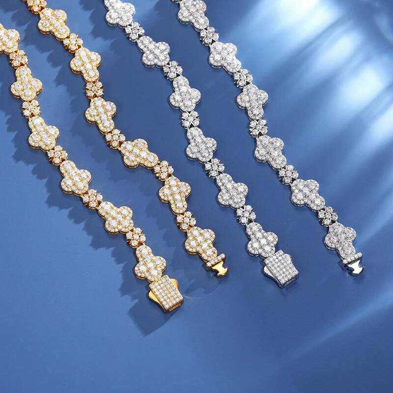 New Arrival Cross Tennis Chain Necklace 925 Sterling Silver For Man and Women Original Cubia Zircon Trendy Hip Hop Fine Jewelry